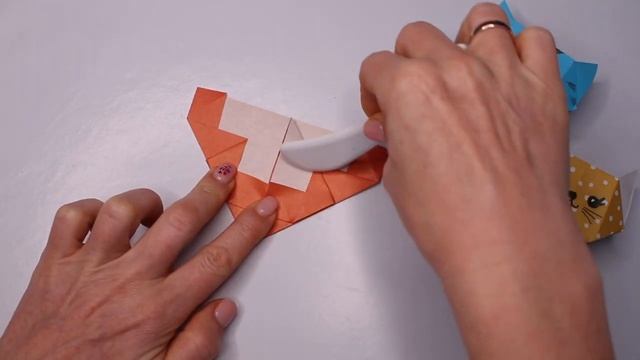 DIY Оригами Коробочка Котик. Простые поделки из бумаги смотреть онлайн