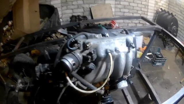 Установка двигателя ваз 2109 на БОЛОТОХОД. А ЧТО ТАК МОЖНО БЫЛО? смотреть онлайн