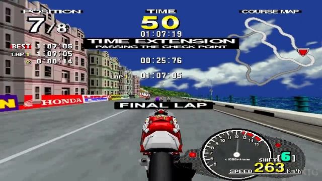 Manx TT Super Bike SEGA Model 2 Gameplay HD смотреть онлайн