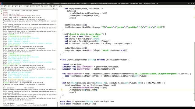 Implementing Websocket Game Server with Scala and Akka Streams [Part 4/4] смотреть онлайн