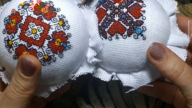 Як зробити новорічну іграшку?#вишита кулька/How to make a New Year's toy? смотреть онлайн