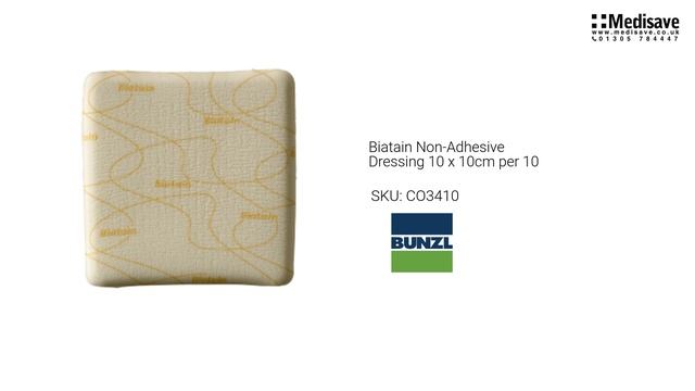 Biatain Non Adhesive Dressing 10 x 10cm per 10 CO3410 1920x1080 смотреть онлайн