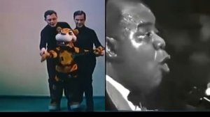 Хелло, Долли! Исполняют: тигр и Луи Армстронг.