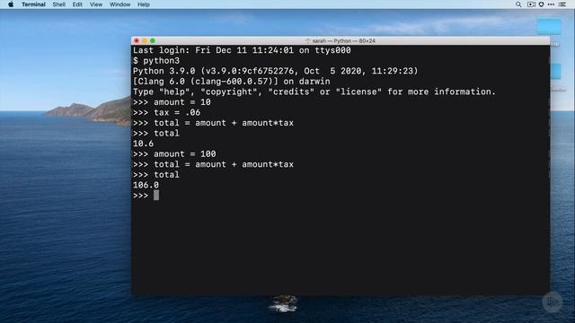 Practical Python for Beginners 2021 - 3 demo create a tax calculator script смотреть онлайн