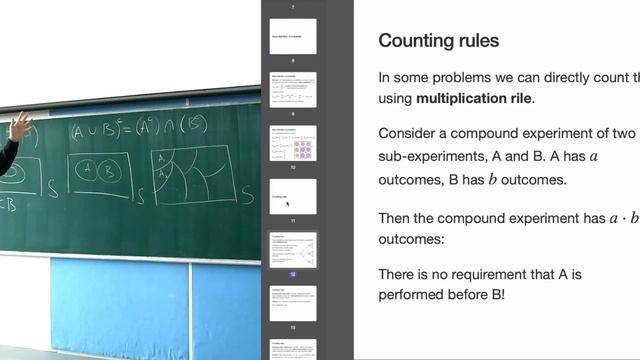 Probability f22. Lecture 01: Probability and Counting | MIPT смотреть онлайн