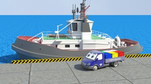 Развивающий мультик. Деревня монстр-траков. Грузовичок Почтовичок