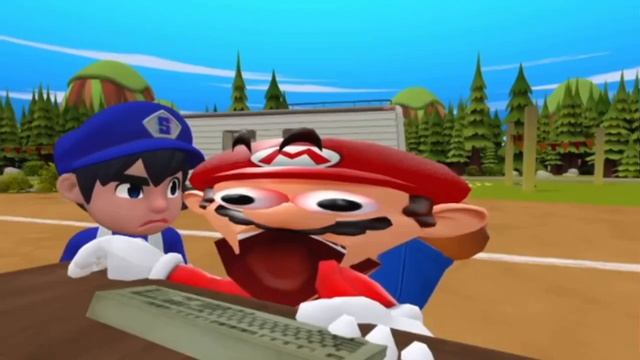 PIZZA TOWER SCREAM MEME (Mario Reacts to Nintendo Memes 13 Edition) смотреть онлайн