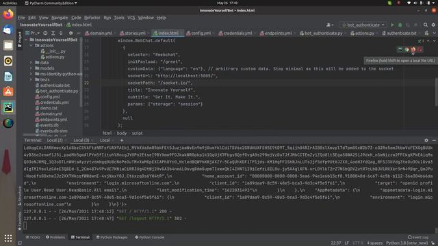 AUTHENTICATE RASA CHATBOT WITH OAUTH 2.0 | MICROSOFT AZURE | FLASK | RASA | PYTHON смотреть онлайн
