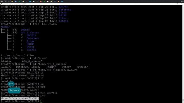 Настройка нового NFS сервера | Oracle Linux 8.2 смотреть онлайн