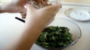 Грузинское пхали со шпинатом. Постная очень вкусная закуска из шпината.