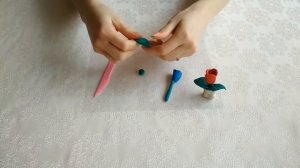 Лепка  "Тюльпан"