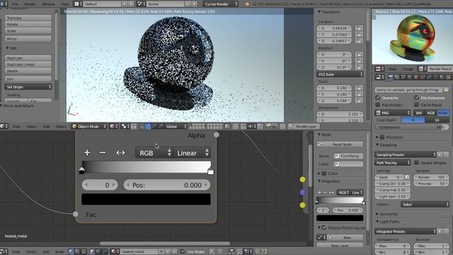 How to create colorful glass material || Blender Tutorial смотреть онлайн