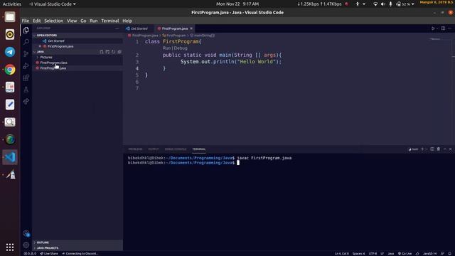 Java Hello World Program Explanation смотреть онлайн