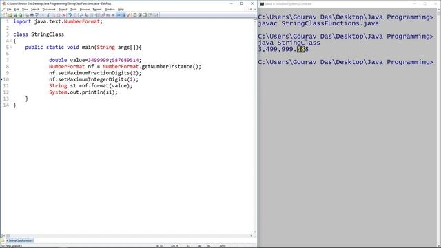 NumberFormat Class in Java смотреть онлайн