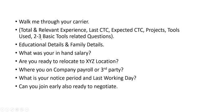 First HR Round Interview Questions | Power BI Interview | HR Interview Questions смотреть онлайн