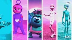 Цветной танцевальный Челлендж DAME TU COSITA vs Плохой Сантаs Мишка Гумми Бер против всех 5 минуты