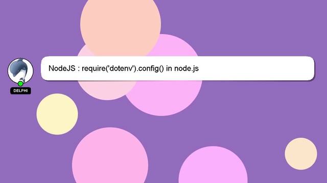 NodeJS : require('dotenv').config() in node.js смотреть онлайн