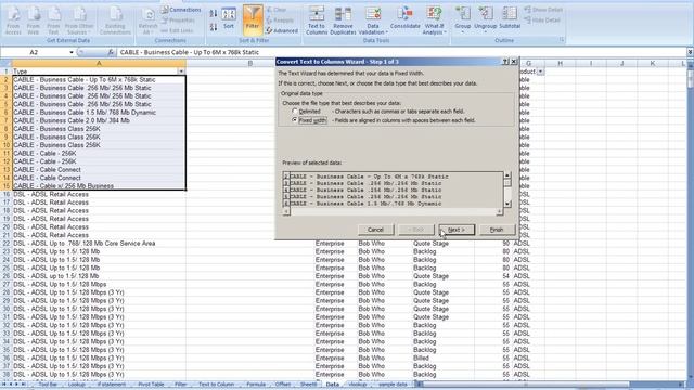 Excel Text to Columns explained Excel 2007 & previous versions смотреть онлайн