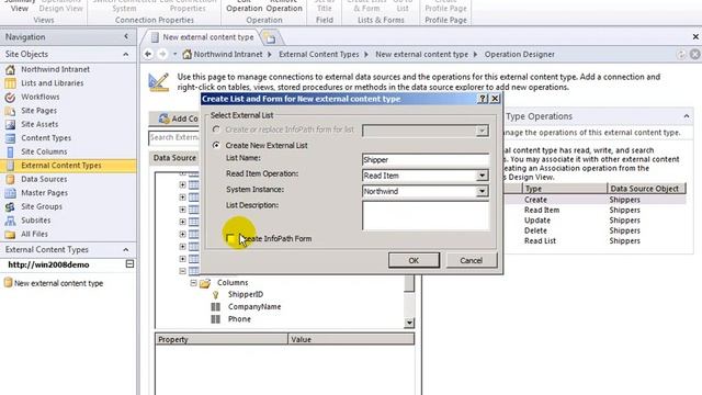 Create SharePoint 2010 Business Connectivity Service to SQL Server смотреть онлайн