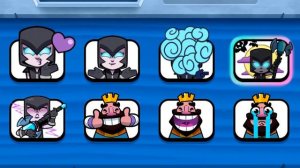 ALL Night Witch Emotes In Clash Royale!