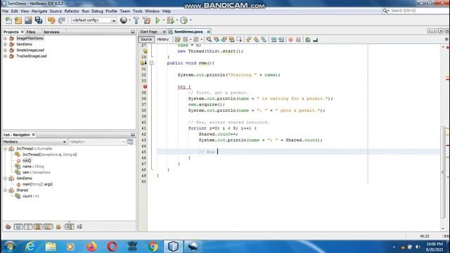 Java the complete Reference Ninth Edition (Chapter 28) Example (1) Semaphore смотреть онлайн