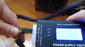 Тестер блоков питания АТХ для компьютера (Power Supply Tester) для диагностики,ремонта.