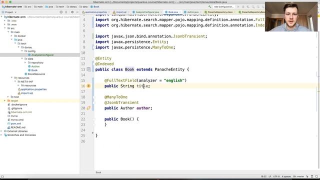 Quarkus Backend development with Java and GraalVM - Hibernate Search + Elasticsearch смотреть онлайн