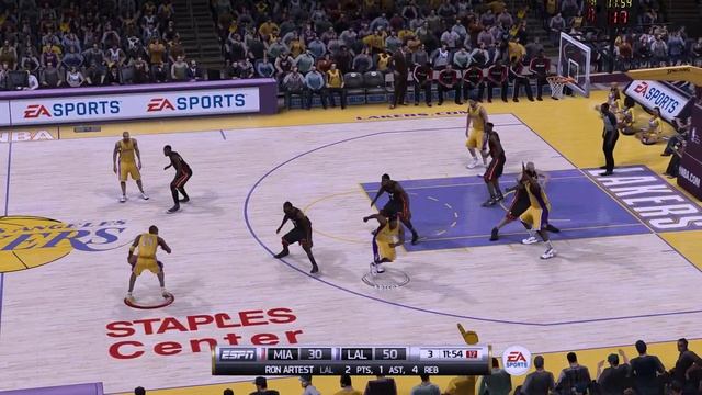 Heat vs. Lakers - NBA Elite 11 [ RPCS3 | 1440p 60fps ] смотреть онлайн