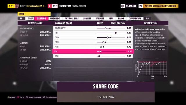 Forza Horizon 5 Toyota Tundra Burnout Build смотреть онлайн