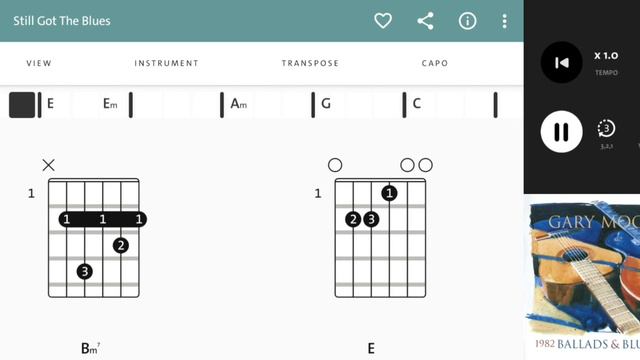 Gary Moore - Still Got The Blues ( Easy Guitar Chords ) смотреть онлайн