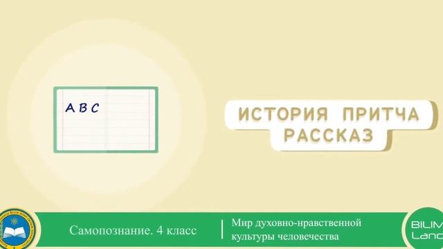 Урок самопознания в 4 классе 