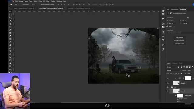 Cinematic Photo Manipulation | Photoshop Tutorial смотреть онлайн