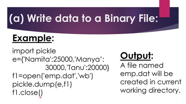 How to read and write data in a binary file? File Handling? Chapter 3? смотреть онлайн