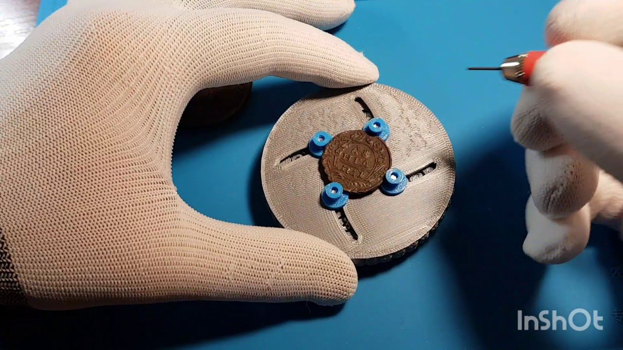 Чудо столик . Чистка монет - будет легкая.