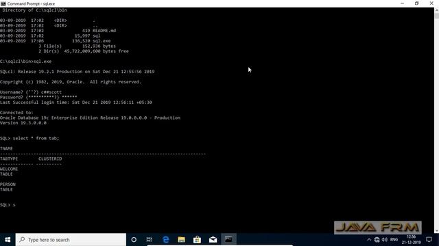 Oracle SQL Developer Command Line - SQLcl 19 Installation on Windows 10 and connect Oracle 19c смотреть онлайн