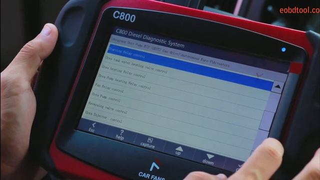 CAR FANS C800 Scanner Operation Demo Take FAW for Example смотреть онлайн