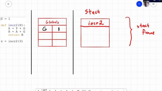 1 Call stack with one stack frame смотреть онлайн