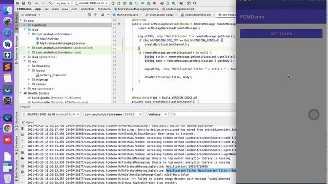 SetUp Firebase Cloud Messaging | Notification | Topics | Part 2 смотреть онлайн