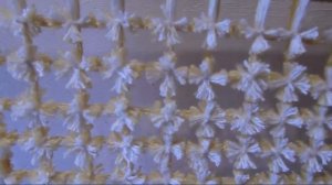 Плед из помпонов своими руками