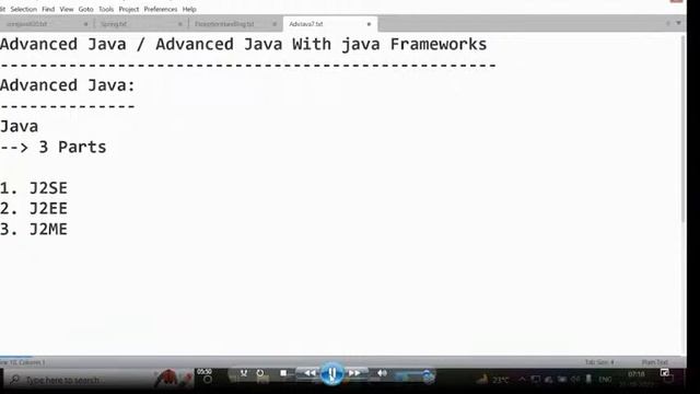 ADV. JAVA with JAVA Frameworks by Mr. Nagoor Babu Sir смотреть онлайн