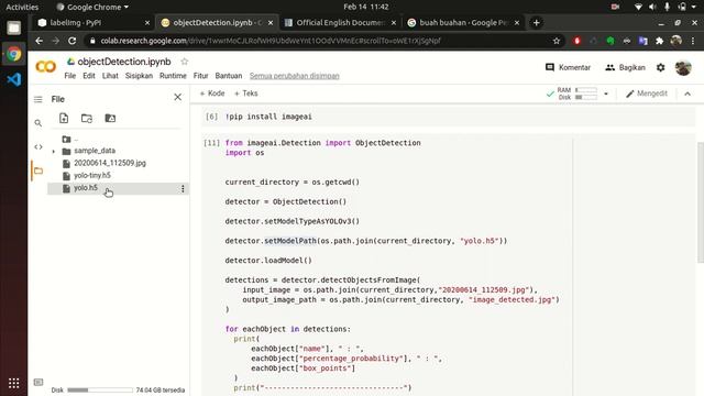 cara membuat simple image detection dengan python dan google colab смотреть онлайн