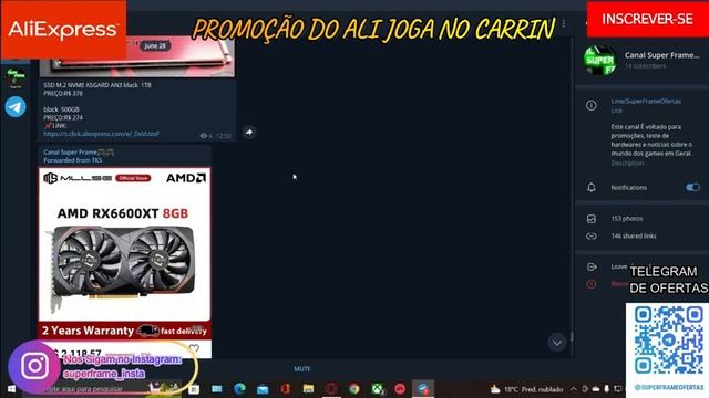 BORA GARIMPAR O ALIEXPRESS, SÓ AS MELHORES PROMOÇÃO! JOGA NO CARRIN! смотреть онлайн