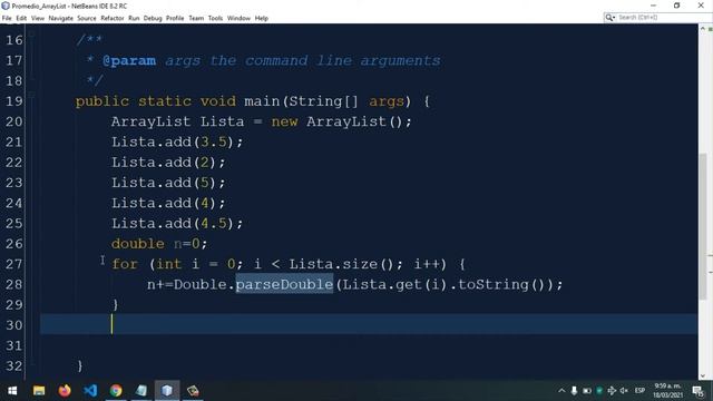 ? PROMEDIAR valores de un ArrayList en Java | Calcular PROMEDIO de un ARRAYLIST EN JAVA ✅ смотреть онлайн