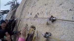 Тропа смерти  Гора Хуашань Китай  Экстремальный туризм