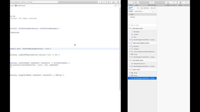 Swift: iOS Notes App - 2. Creating TableView with Custom Cell смотреть онлайн