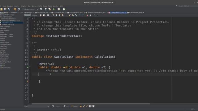 10. part 1.8, warmup, interface (javafx software development course in bangla) смотреть онлайн