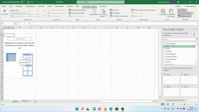 Excel 2019: Hier geht’s zur Einführung in die Welt der Pivot-Tabellen! смотреть онлайн