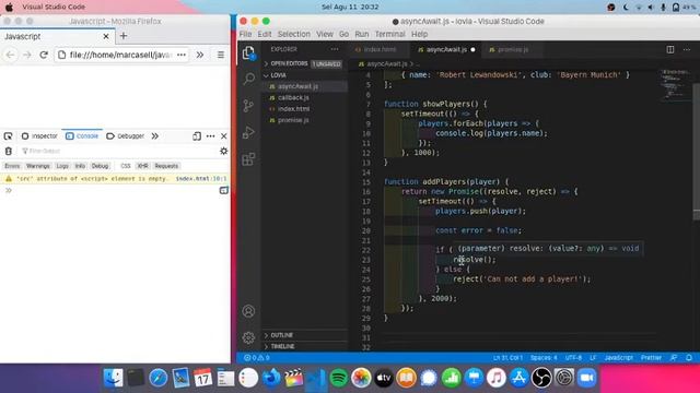 What is Async/Await in Javascript ? | Explained with an example! (2020) смотреть онлайн