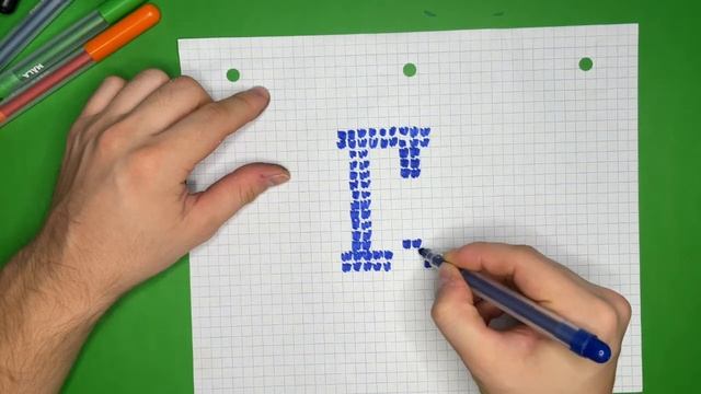 Как нарисовать Знак Зодиака - Близнецы|Рисуем в клеточной бумаге смотреть онлайн