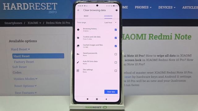 How to Clear Browser Storage in XIAOMI Redmi Note 10 Pro – Format Browsing History смотреть онлайн